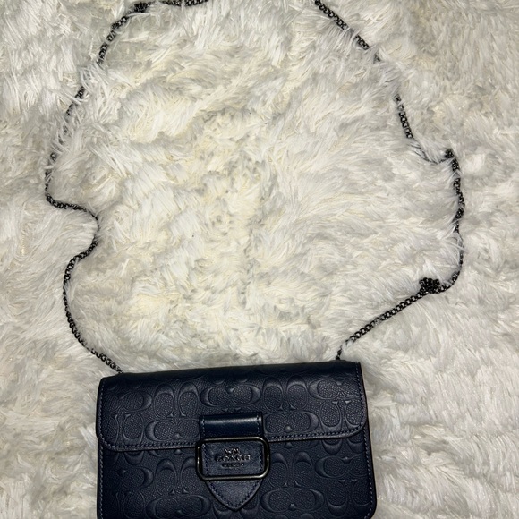 COACH navy blue crossbody bag - Picture 5 of 5